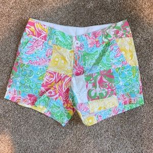 Lilly Pulitzer Patchwork Shorts